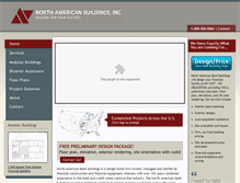 Tablet Screenshot of northamericanbuildings.com